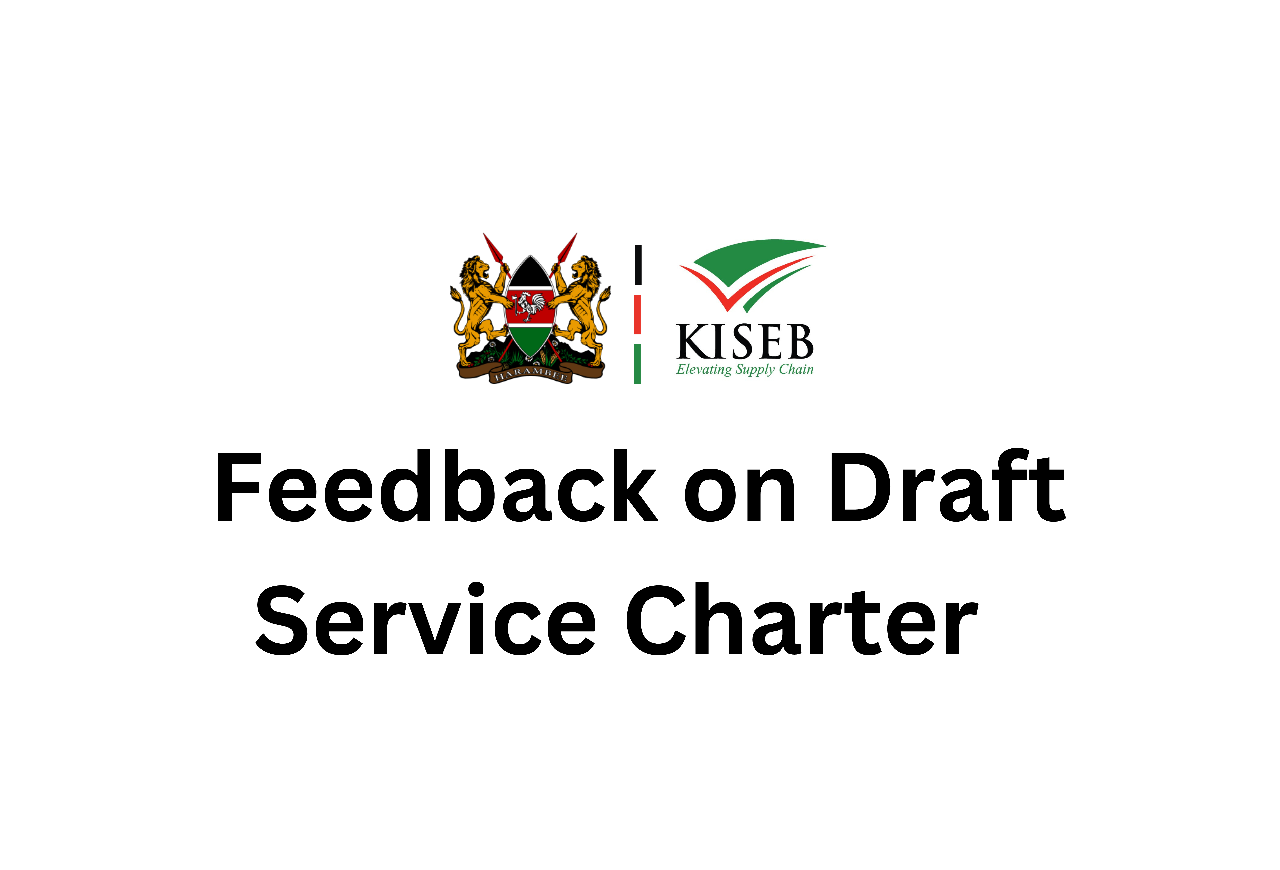 KISEB Draft Service Charter