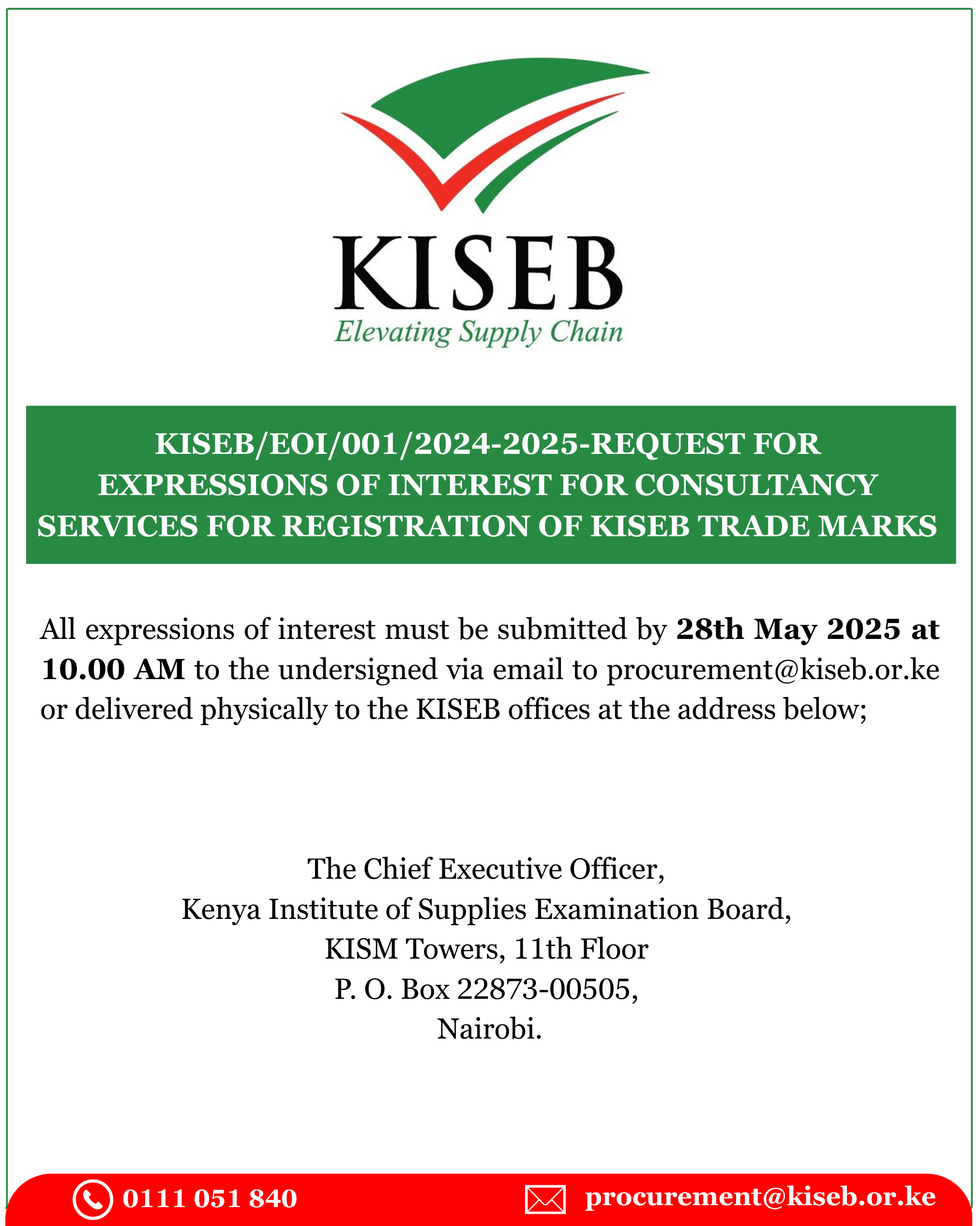 KISEB TRADE MARKS