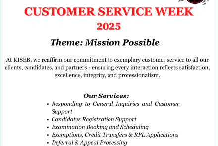 KISEB Customer Service Week 2025